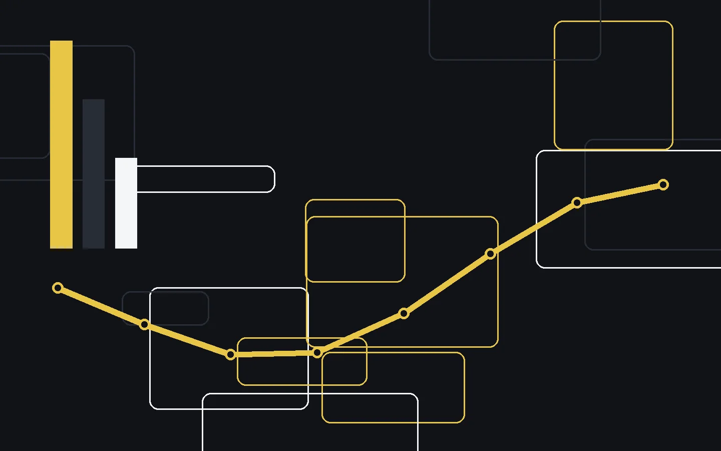 Abstract editorial illustration for A threat-model checklist for a new banking feature